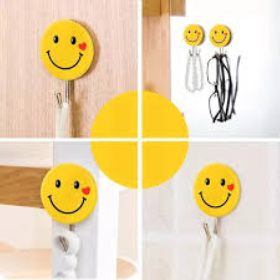 DOOR HOOKS 3PC EMOJI